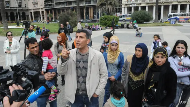 Refugiados sirios en Montevideo