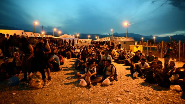 Лагерь беженцев в Македонии