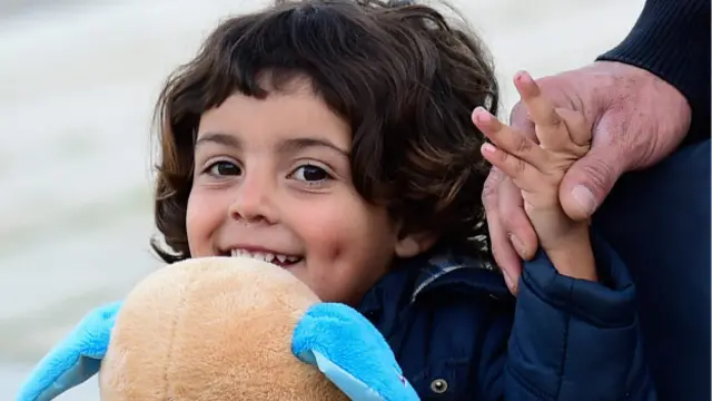 Беженка-девочка в Германии