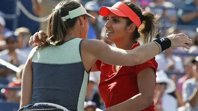 ثانیہ مرزا اور مارٹینا ہنگس کی جوڑی نے رواں سال ومبلڈن میں کامیابی حاصل کی تھی