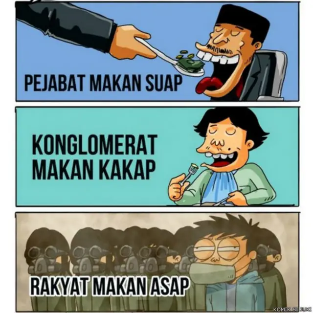 Komik Si Juki yang beredar di Twiter dan Instagram.