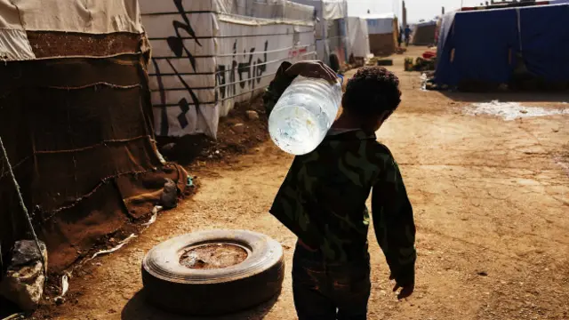 Лагерь сирийских беженцев