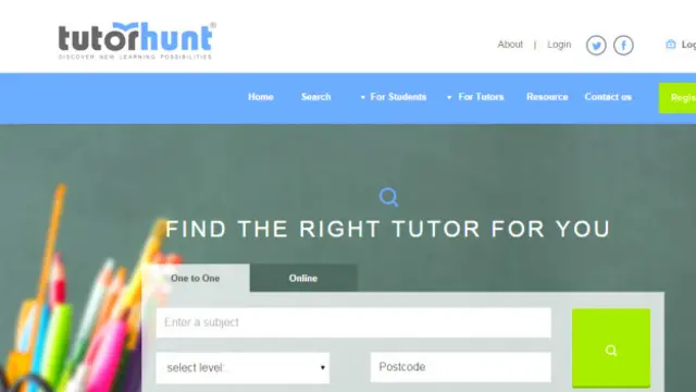 Сайт Tutor Hunt