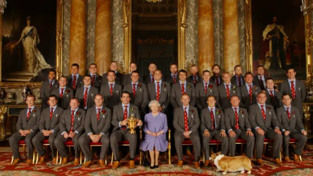 Сборная по регби и корги