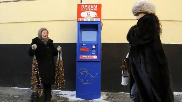 Penjual sarur di Rusia