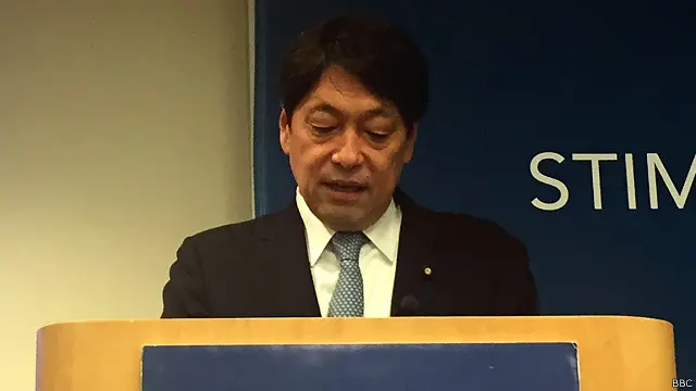 小野寺五典说，“我希望中国的行为可以符合大国形象。所以我觉得国际社会向中国传达这一点很重要。”