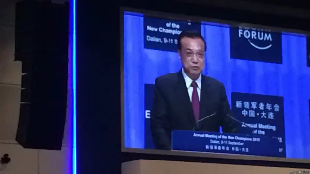 中国总理李克强在论坛开幕式上发表讲话