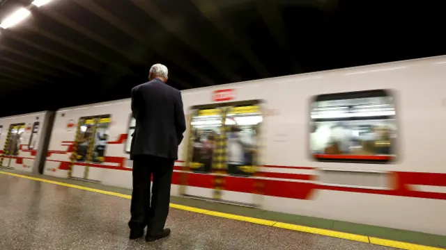 Tren en Santiago