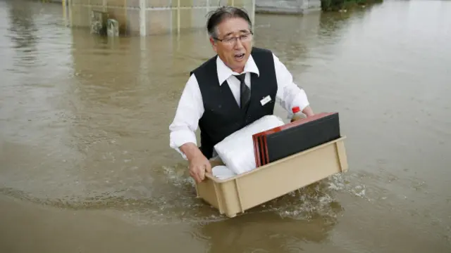 Наводнение в Японии