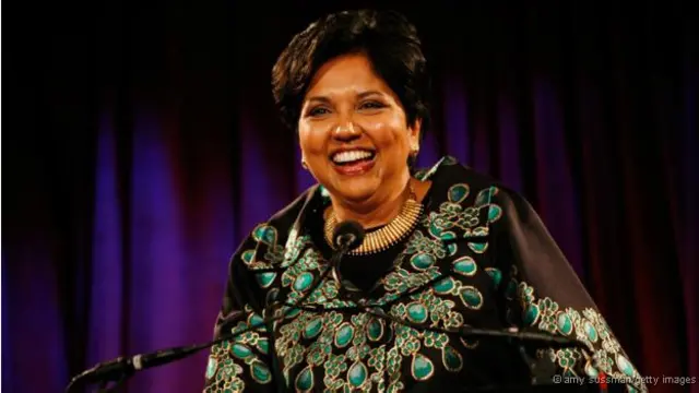A diretora-executiva da PepsiCo, Indra Nooyi, é uma das mulheres indianas a chegar ao topo