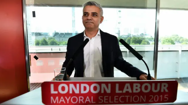 أسهم تأييد خان للحركة النقابية العمالية في فوزه بترشيح حزب العمال للمنصب