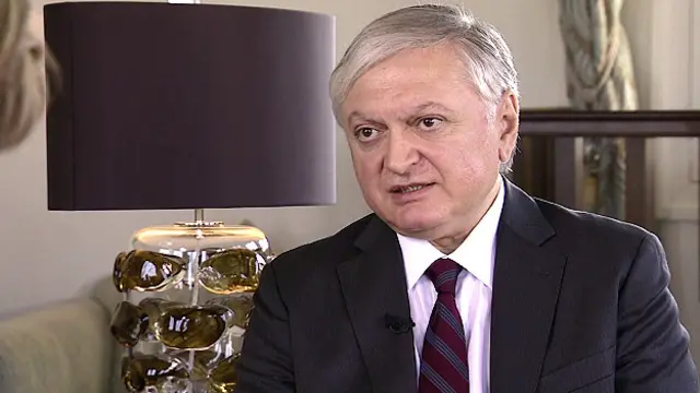 Министр иностранных дел Армении Эдвард Налбандян