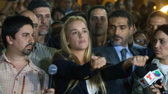 Liliena Tintori, esposa de Leopoldo López