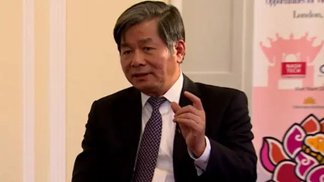 Bộ trưởng Kế hoạch đầu tư Bùi Quang Vinh tại London 09/2015