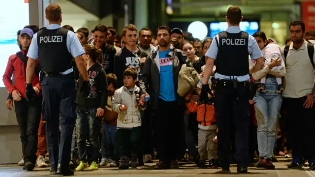 Мигранты в Мюнхене