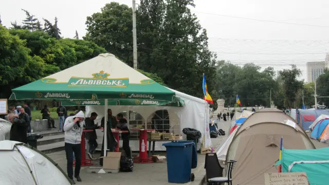 Протесты в Молдавии