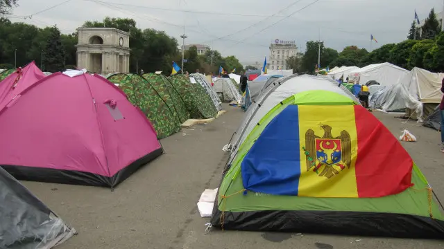 Протесты в Молдавии
