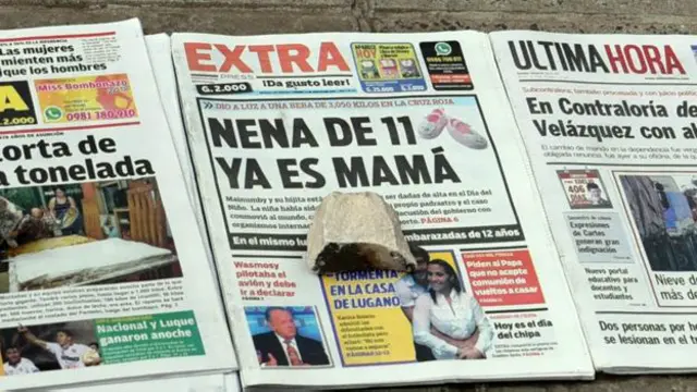 Газетний заголовок: "11-річна дівчина стала мамою"