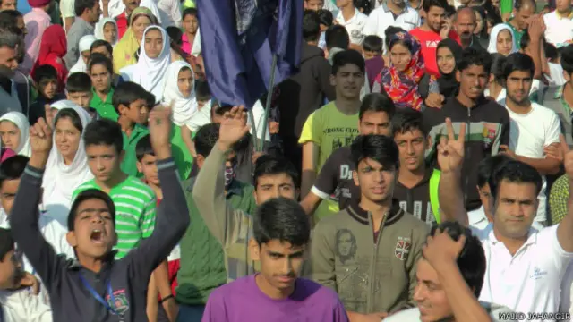 कश्मीर मैराथन हंगामा