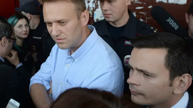 Алексей Навальный и Илья Яшин в Костроме