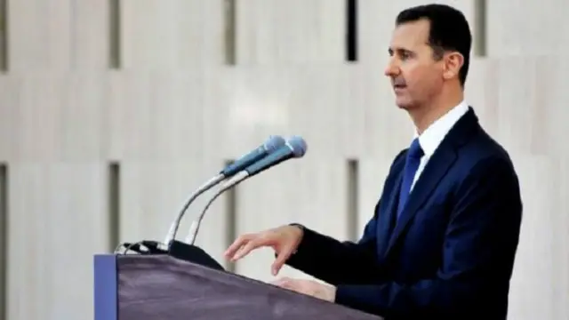 يتمتع الرئيس السوري بشار الأسد بدعم من ثلاث جهات رئيسية وهي روسيا وإيران وحزب الله اللبناني 