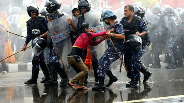 नेपाल में प्रदर्शन