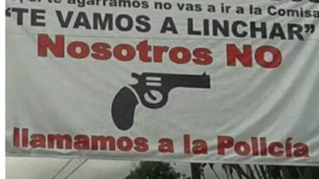 Los mensajes de los grupos son explícitos y desafiantes contra los delincuentes.