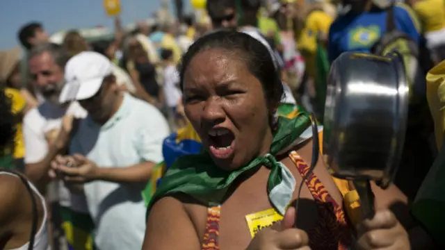 Cacerolazo en Brasil