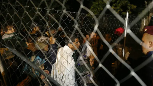 На границе между Венгрией и Сербией