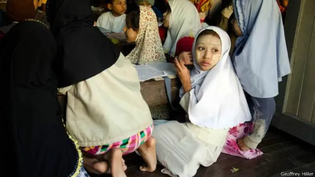 د هیپان یوې مدرسې انځور چې ۲۰۱۲ کال کې اخیستل شوی دی