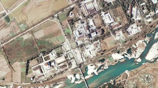 Một trong những tổ hợp hạt nhân của Bắc Hàn - khu Yongbyon