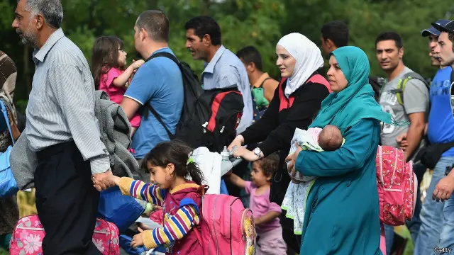 شامی خانہ جنگی کے نتیجے میں ہزاروں افراد ملک چھورنے پر مجبور ہوئے