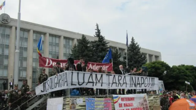 Митинг участников протеста
