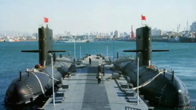 由武昌造船厂制造的宋级常规潜艇