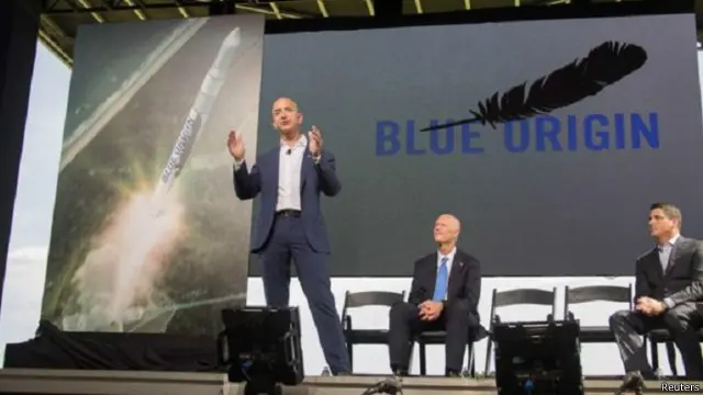 جيف بيزوس أعلنت عن خططه غزو الفضاء خلال مؤتمر صحفي في محطة كيب كانافيرال بولاية فلوريدا