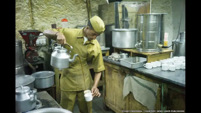 Hoton shagon shan shayi na Shimla a Indiya.