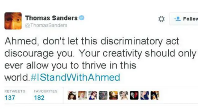 أحمد لا تجعل هذا الموقف العنصري يحبطك. إبداعك كفيل بأن يجعلك متميزا في هذا العالم.