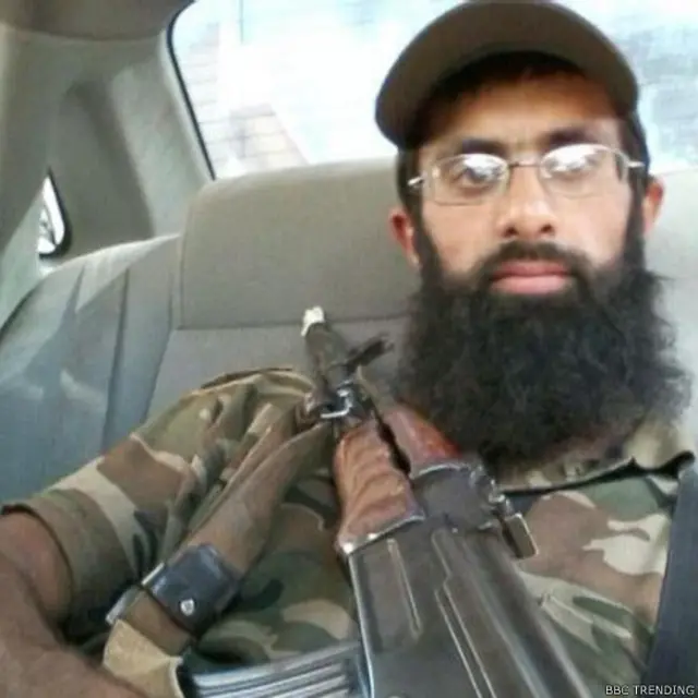 Omar Hussain sering menyerukan teror, membenarkan pemenggalan dan kekejian ISIS lainnya.