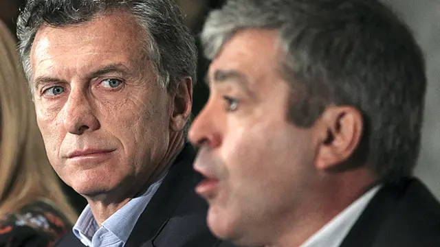Mauricio Macri junto a José Cano