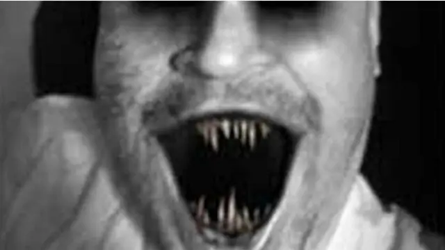 Esta es una de las imágenes terroríficas que se pueden hacer con Snapchat lenses.