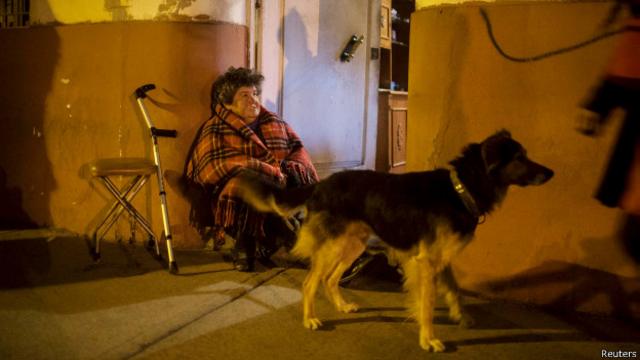 Los chilenos aprendieron a dejar la casa con calma.