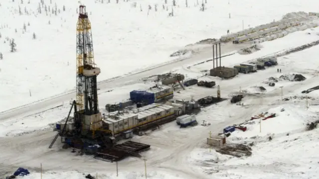 Буровая установка, Сибирь