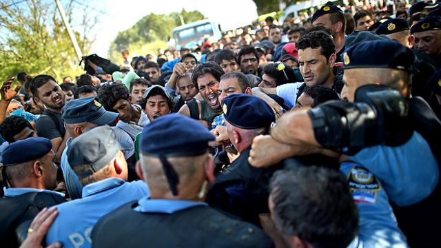 Беспорядки на границе Хорватии