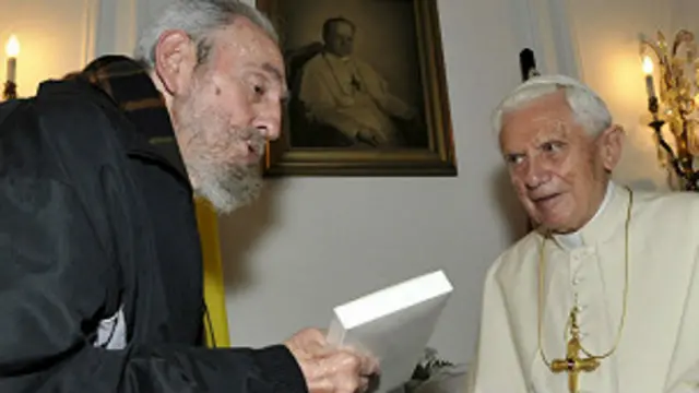 Benedicto XVI también estuvo en Cuba, así como antes Juan Pablo II.