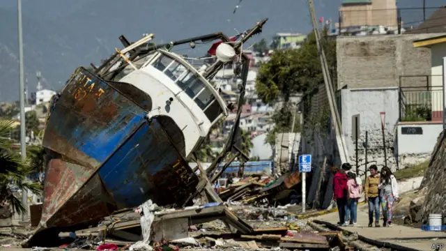 चिली में भूकंप