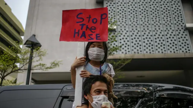 Unjuk rasa di KBRI Kuala Lumpur