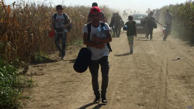 Мигранты в Хорватии