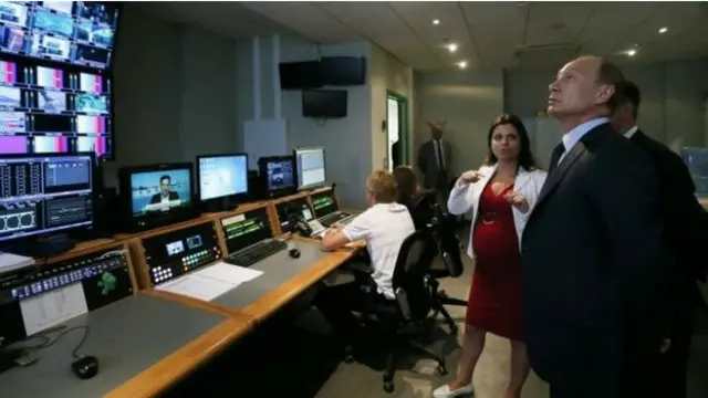 普京视察RT。(资料图片)