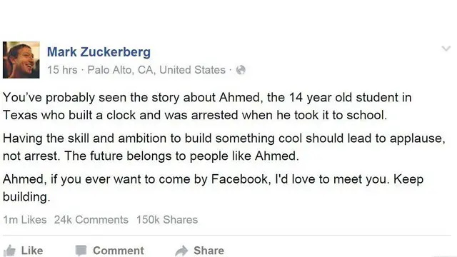 ahmed - zuckerberg