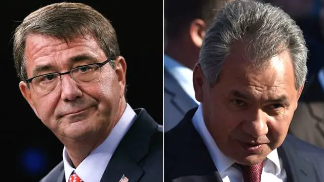 Эштон Картер и Сергей Шойгу